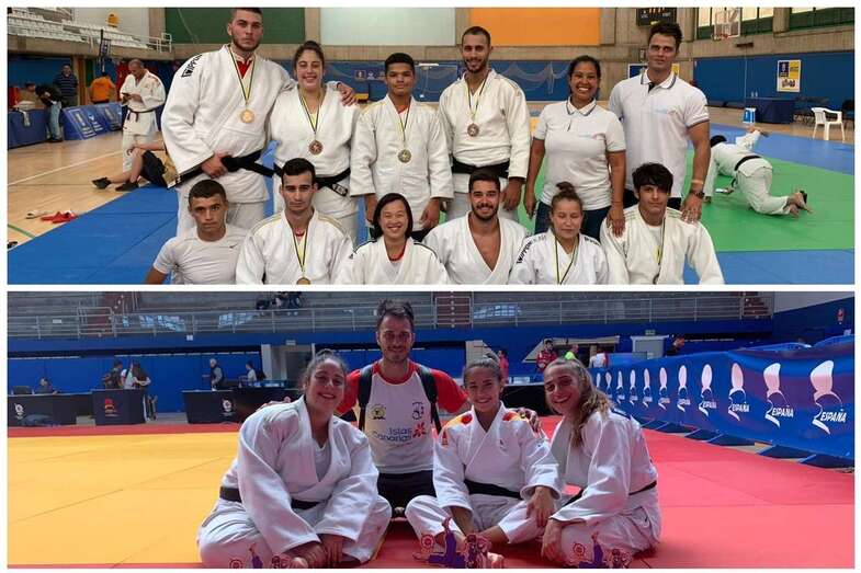 Imagen de los deportistas del Akari-Las Nieves en el regional (Foto TA)